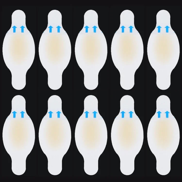 10 Stück Fußpflege Haut Hydrogel Analgetisches Pflaster Blasen Anti-Rutsch Fersenschutz Größe: 28x69cm, Größe: 28x69cm