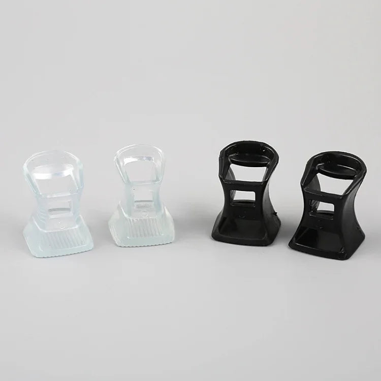 5 Paar strapazierfähige rutschfeste PVC-Stopper für Schuhe, Stöckelabsatz-Schutz, Größe: L, zufällige Farblieferung, Größe: L