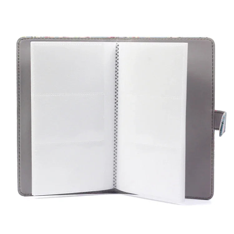 Rose Pattern 3 inch DIY PU Mini Creativity Insert Type 32 Pages Exquisite Photo Album for Polaroid, Rose