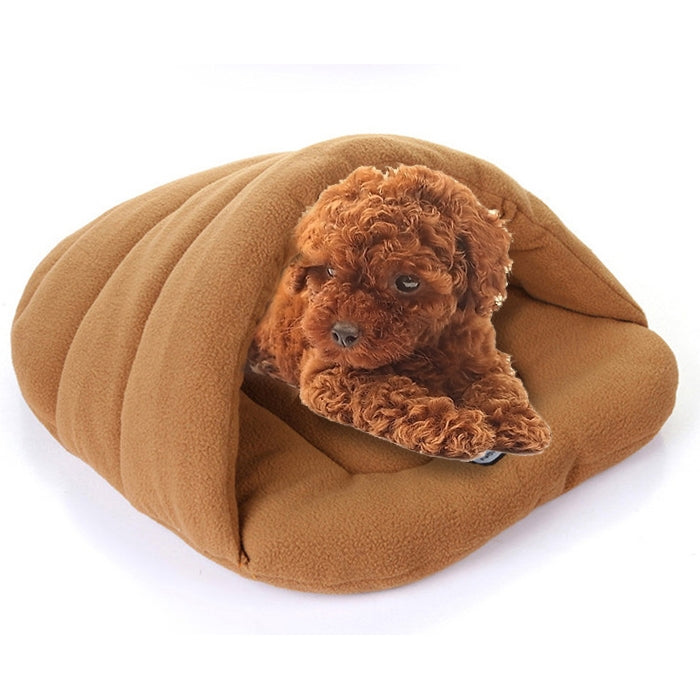Hausschuhform aus Polarfleece, warm und dick, für Haustiere (Hunde, Katzen), Größe: L, 58 × 68 × 32 cm