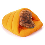 Hausschuhform aus Polarfleece, warm und dick, für Haustiere (Hunde, Katzen), Größe: L, 58 × 68 × 32 cm