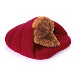 Hausschuhform aus Polarfleece, warm und dick, für Haustiere (Hunde, Katzen), Größe: L, 58 × 68 × 32 cm