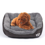 Bonbonfarbene, warme Hundematte für vier Jahreszeiten, Teddy-Hundematte, Größe: L, 66 × 50 × 14 cm