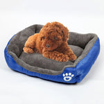 Bonbonfarbene, vier Jahreszeiten, echte warme Haustier-Hundematte, Teddy-Hundematte, Größe: XXL, 95×72×18cm, Größe: XXL