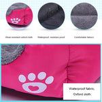 Bonbonfarbene, vier Jahreszeiten, echte warme Haustier-Hundematte, Teddy-Hundematte, Größe: XXL, 95×72×18cm, Größe: XXL