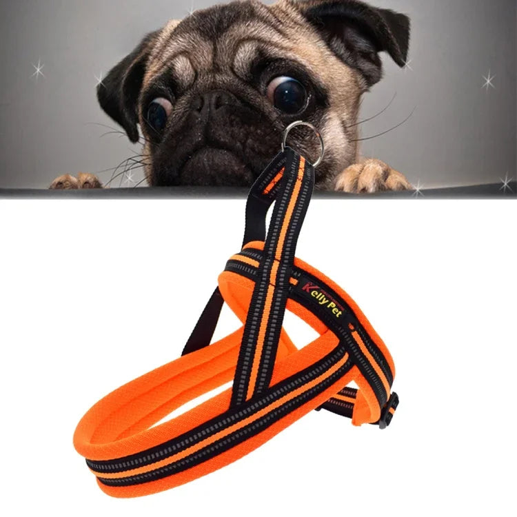 Reflektierendes Brustgeschirr aus Polyester für Hunde, Größe XS, 2,0 x 42 x 50 cm