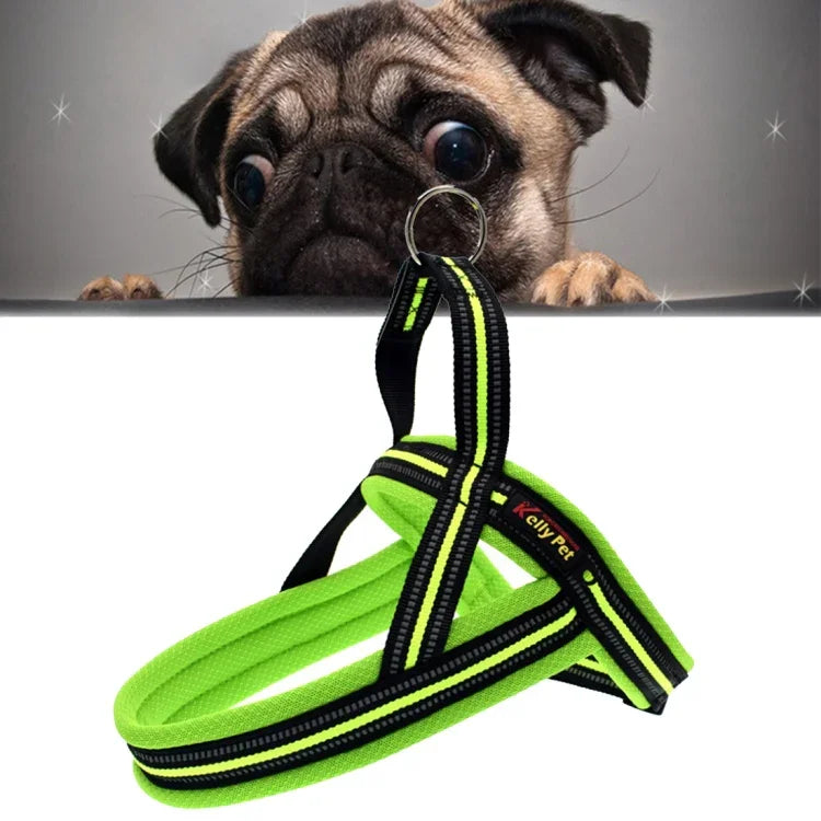 Reflektierendes Brustgeschirr aus Polyester für Hunde, Größe S, 2,0 x 50 x 62 cm