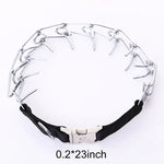 Hochwertiges Metallhalsband für Hunde, verstellbare Kette, speziell für das Hundetraining, Größe: 4,0 mm x 60 cm