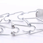 Hochwertiges Metallhalsband für Hunde, verstellbare Kette, speziell für das Hundetraining, Größe: 4,0 mm x 60 cm