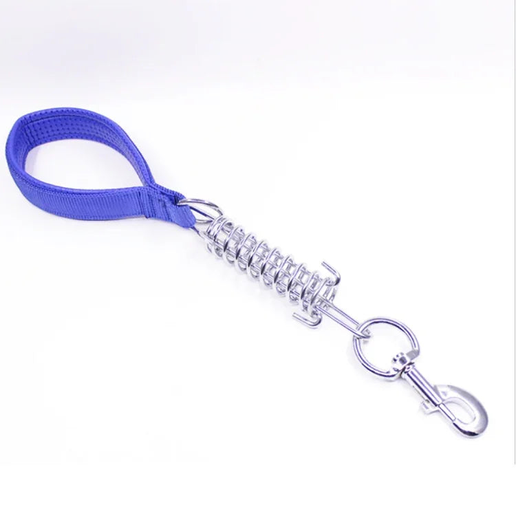 Hundekissen mit Zugseil, Feder, Schaumstoffgriff, explosionsgeschützt, kurze Kette, Größe: 3 mm x 40 cm, Schaumstoffbreite: 2 cm