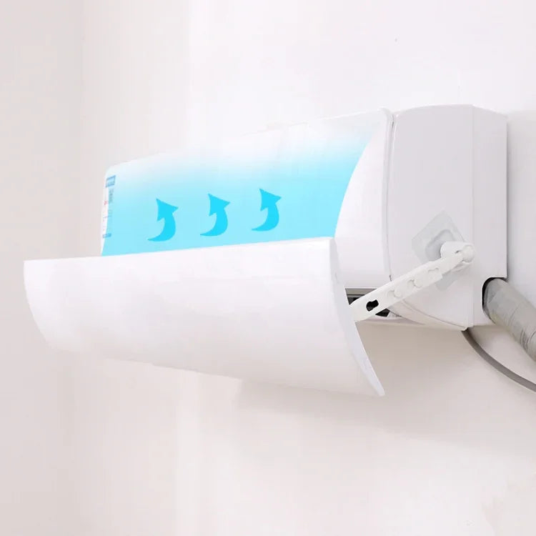 Windabweiser für Klimaanlagen, Wandmontage, Babyzimmer, universell, verhindert direkten Luftstrom, Windschutz für Klimaanlagen