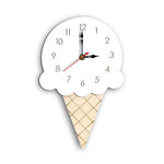 Dekorative Wanduhr Eiscreme-Design