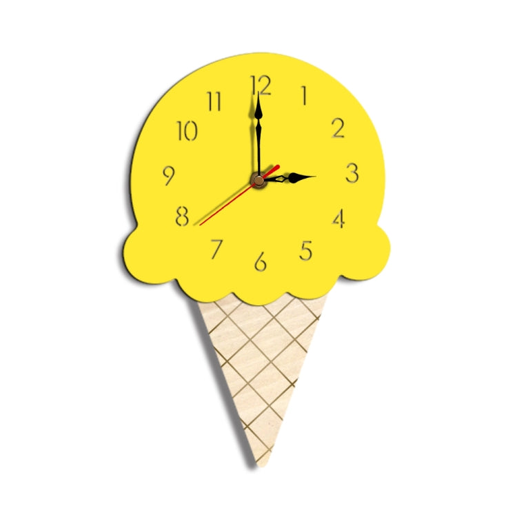Dekorative Wanduhr Eiscreme-Design