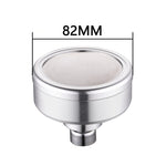 Abnehmbarer und abwaschbarer runder, druckbeaufschlagter Space-Aluminium-Top-Spray-Duschkopf, Größe: 82 mm, Muster A