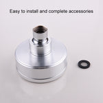 Abnehmbarer und abwaschbarer runder, druckbeaufschlagter Space-Aluminium-Top-Spray-Duschkopf, Größe: 82 mm, Muster A
