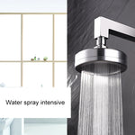 Abnehmbarer und abwaschbarer runder, druckbeaufschlagter Space-Aluminium-Top-Spray-Duschkopf, Größe: 82 mm, Muster A