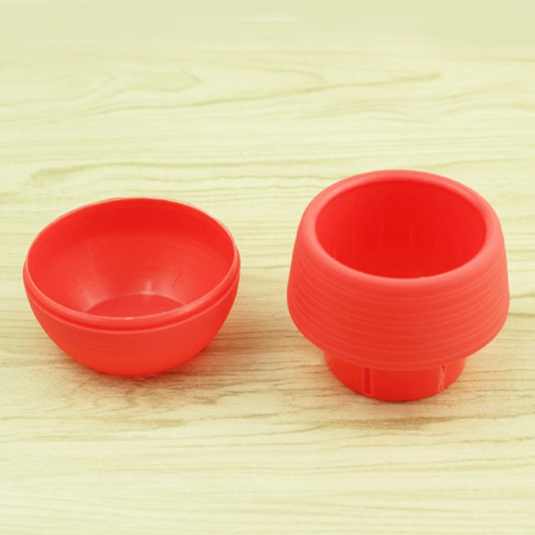Bunte Mini Runde Pflanze Kunststoff Blumentopf Garten Büro Dekoration Anzuchttöpfe Pflanzgefäß mit Wassertank, zufällige Farbauswahl, Blumentopf 3
