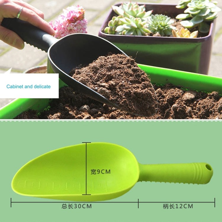 Plastik Bodenschaufel Löffel Teelöffel Kunststoff Schaufel Gartengeräte Eimer Schaufel Topfkultivierungszylinder Mini Fleischige Pflanze Bodenspaten Schaufel, Zufällige Farblieferung, Plastik Bodenschaufel Löffel