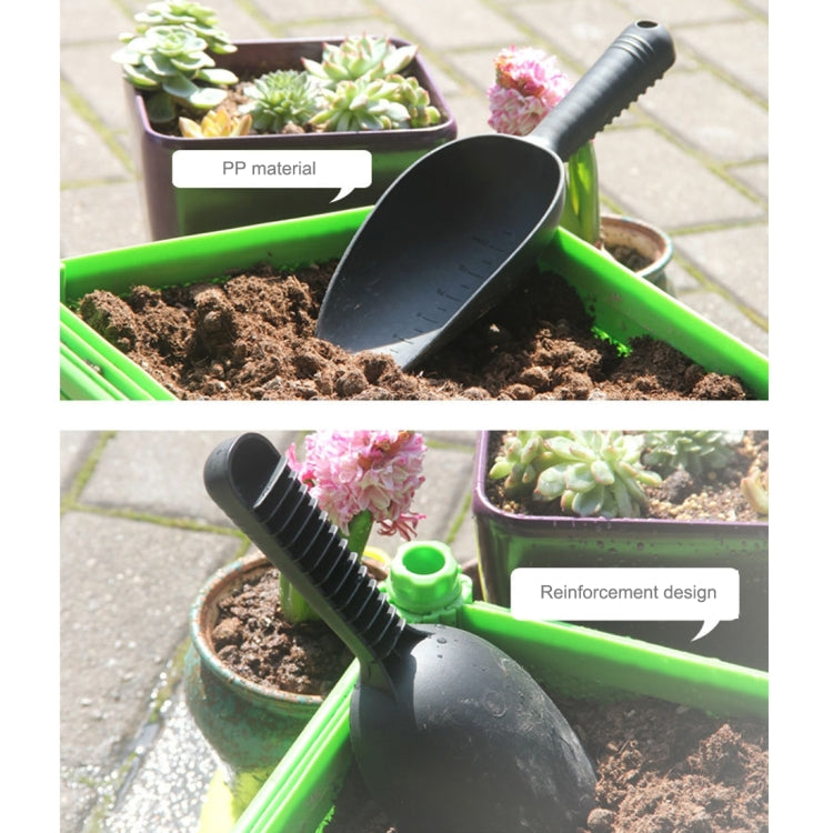 Plastik Bodenschaufel Löffel Teelöffel Kunststoff Schaufel Gartengeräte Eimer Schaufel Topfkultivierungszylinder Mini Fleischige Pflanze Bodenspaten Schaufel, Zufällige Farblieferung, Plastik Bodenschaufel Löffel