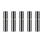 Tragbarer, nachfüllbarer Mini-Parfümzerstäuber aus Glas mit Metallgehäuse, 5 ml