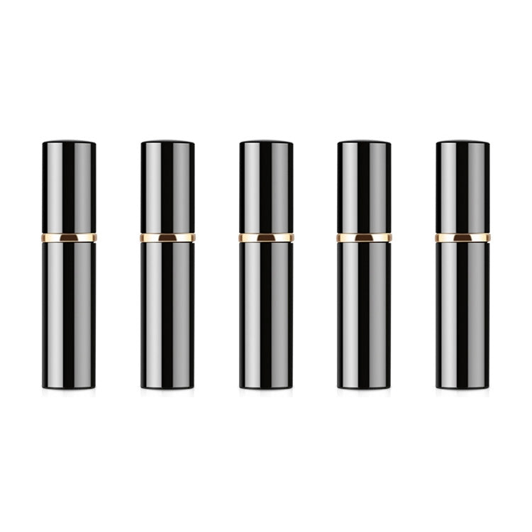 Tragbarer, nachfüllbarer Mini-Parfümzerstäuber aus Glas mit Metallgehäuse, 5 ml