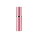 Tragbarer, nachfüllbarer Mini-Parfümzerstäuber aus Glas mit Metallgehäuse, 5 ml