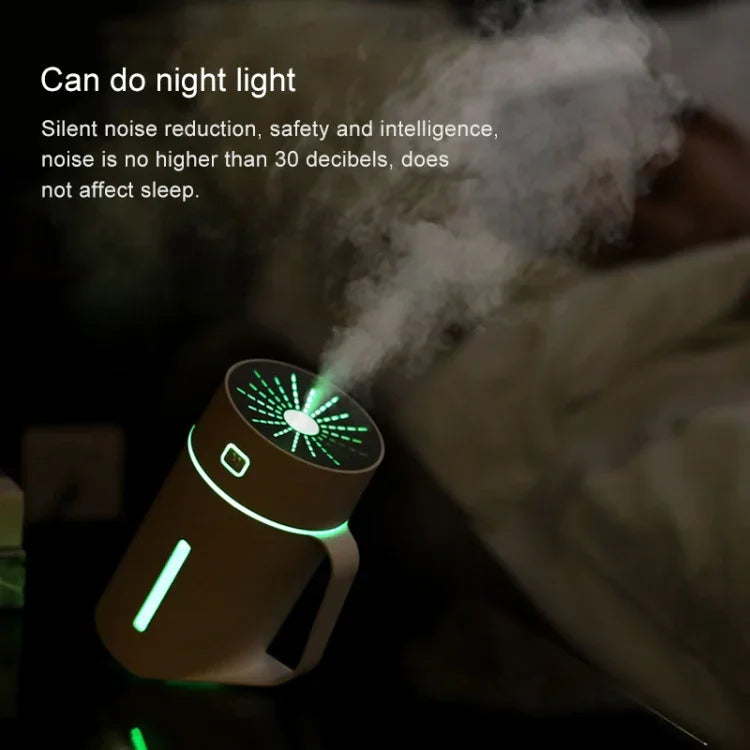 ML-S2 Intelligenter, geräuschloser Luftbefeuchter in Becherform mit LED-Nachtlicht und Zerstäuberfunktion