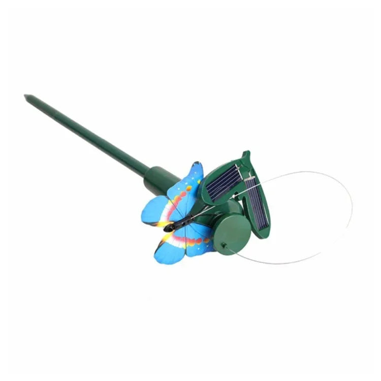 Solarbetriebener elektrisch drehender Schmetterling, Kolibri, dekorativer Fliegen-Simulationsschmetterling, Haustier, lustiges Spielzeug, Garten-Pastoraldekoration, Spielzeug, Schmetterling 2