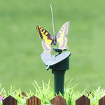 Solarbetriebener elektrisch drehender Schmetterling, Kolibri, dekorativer Fliegen-Simulationsschmetterling, Haustier, lustiges Spielzeug, Garten-Pastoraldekoration, Spielzeug, Schmetterling 2