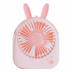 WT-F14 1200 mAh Kaninchenförmiger Mini Tragbarer Ventilator mit 3 Geschwindigkeitsstufen