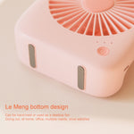 WT-F14 1200 mAh Kaninchenförmiger Mini Tragbarer Ventilator mit 3 Geschwindigkeitsstufen