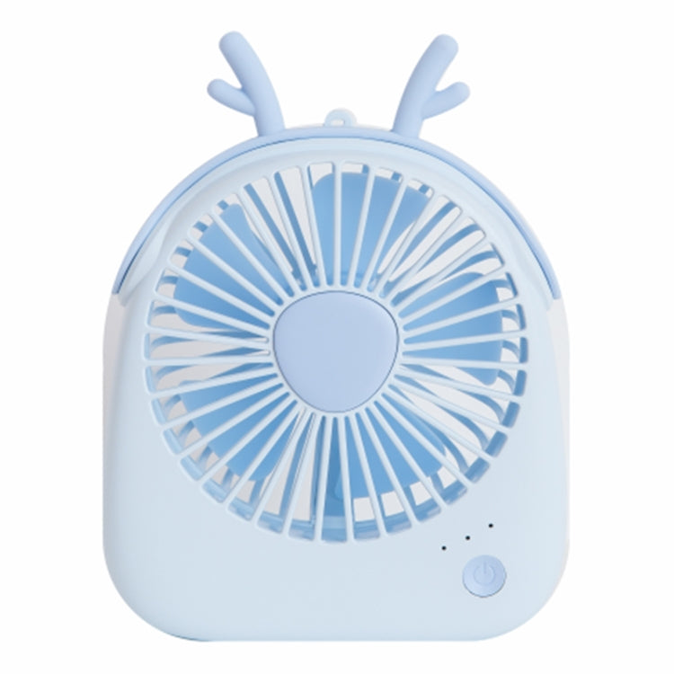WT-F14 1200 mAh Kaninchenförmiger Mini Tragbarer Ventilator mit 3 Geschwindigkeitsstufen