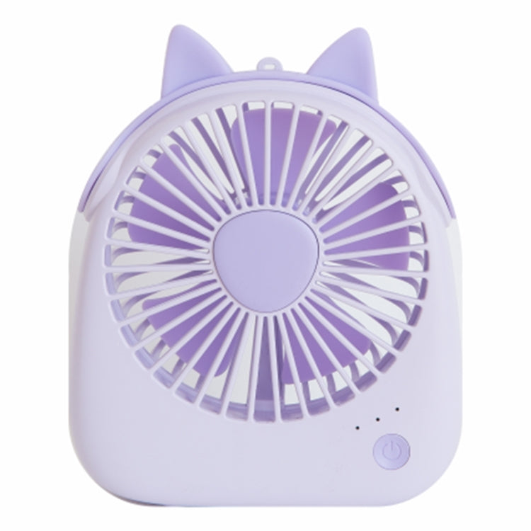 WT-F14 1200 mAh Kaninchenförmiger Mini Tragbarer Ventilator mit 3 Geschwindigkeitsstufen