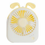 WT-F14 1200 mAh Kaninchenförmiger Mini Tragbarer Ventilator mit 3 Geschwindigkeitsstufen