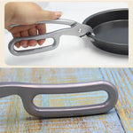 Anti-Heiß-Schüsselhalter Edelstahl Schüssel Clip Universal Küchen Topf Greifer Pizza Pfanne Zange Griff Clip Klemme, Schüsselhalter