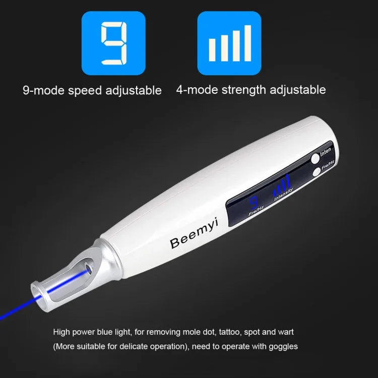 Handheld Picosekunden Tragbar (Entfernung Tattoo Sommersprossen Leberflecken Punkt) Gerät Laser Plasma Schönheitspflege Stift, USB / Blaulicht, USB / Rotlicht