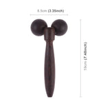 Massagerolle aus Wenge-Massivholz