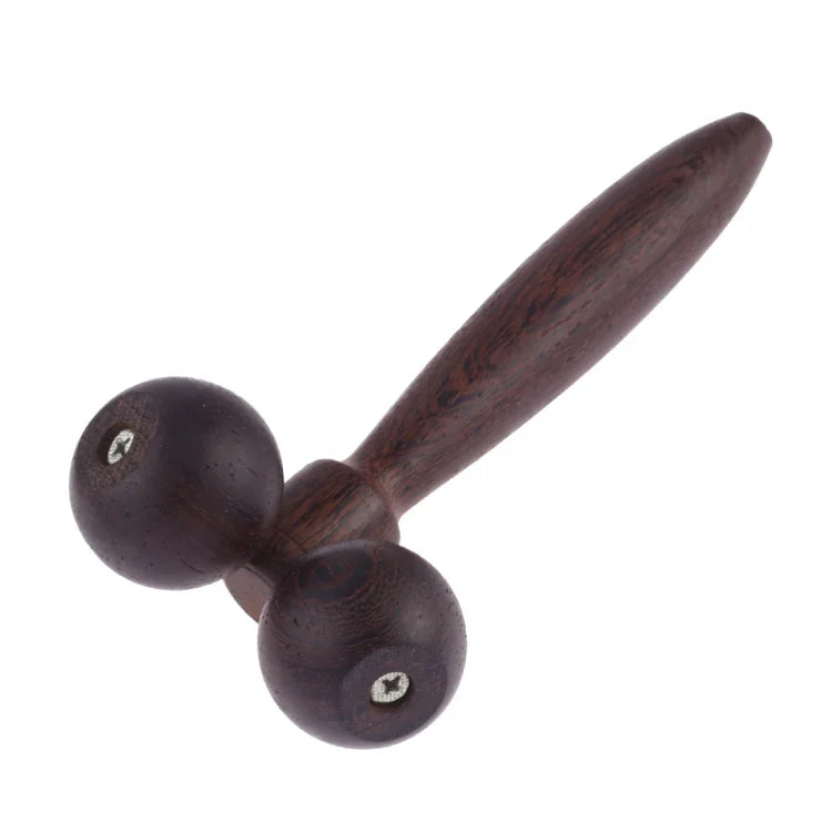 Massagerolle aus Wenge-Massivholz