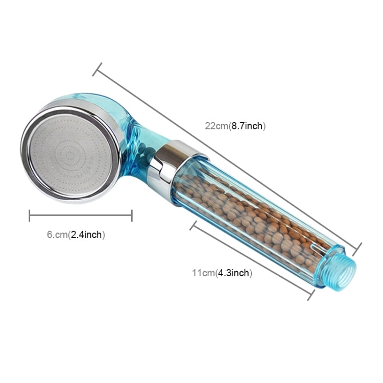 PC-Duschkopf mit negativen Ionen, Größe: Klein, Schnittstelle: 2cm, Größe: Klein (Blau), Größe: Klein (Transparent)