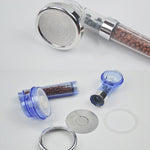 PC-Duschkopf mit negativen Ionen, Größe: Klein, Schnittstelle: 2cm, Größe: Klein (Blau), Größe: Klein (Transparent)