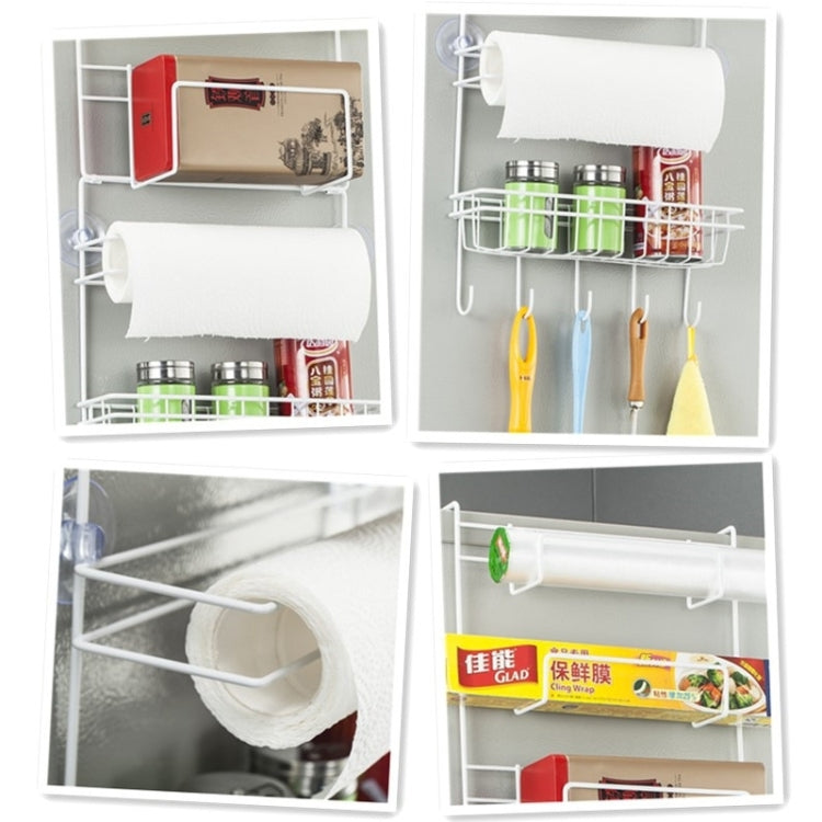 Mehrlagiges Kühlschrank-Aufbewahrungsregal, Seitenablage, Seitenwandhalter, multifunktionaler Küchenorganisator für den Haushalt, Größe: 25 x 9,5 x 62 cm, 25 x 9,5 x 62 cm