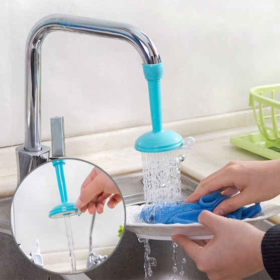 2 STÜCK Wasserhahn-Spritzschutz, wassersparende Dusche, Bad, verstellbares Ventil, Filter, Wasserspargeräte, kleine Größe: 6,5 x 10,5 cm, passend für runde Wasserhähne mit 17 mm Durchmesser