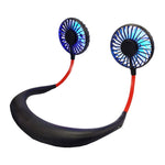 Kreativer Mini-Halsventilator Outdoor LED Ventilator, F008 (Weiß), F008 (Schwarz), F008, F008 (Blau)