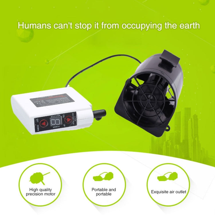 Tragbarer Mini-Taillenventilator Kühlventilator USB Hautkühler