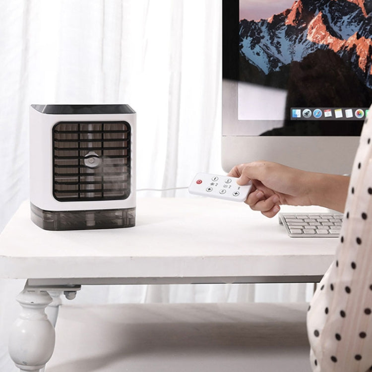 Mini Desktop Kühlventilator Luftbefeuchter Klimatisierungsventilator Befeuchtender Sprühventilator, ohne Fernbedienung