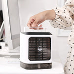 Mini Desktop Kühlventilator Luftbefeuchter Klimatisierungsventilator Befeuchtender Sprühventilator, ohne Fernbedienung