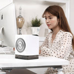 Mini Desktop Kühlventilator Luftbefeuchter Klimatisierungsventilator Befeuchtender Sprühventilator, ohne Fernbedienung