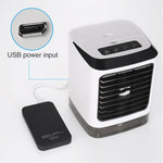 Mini Desktop Kühlventilator Luftbefeuchter Klimatisierungsventilator Befeuchtender Sprühventilator, ohne Fernbedienung