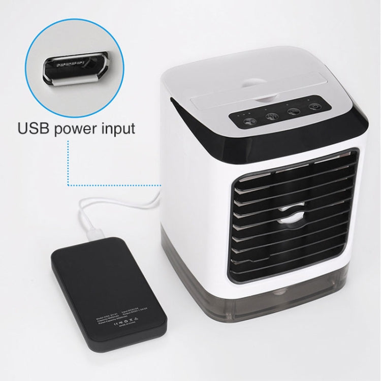 Mini Desktop Kühlventilator Luftbefeuchter Klimatisierungsventilator Befeuchtender Sprühventilator, ohne Fernbedienung