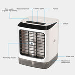 Mini Desktop Kühlventilator Luftbefeuchter Klimatisierungsventilator Befeuchtender Sprühventilator, ohne Fernbedienung